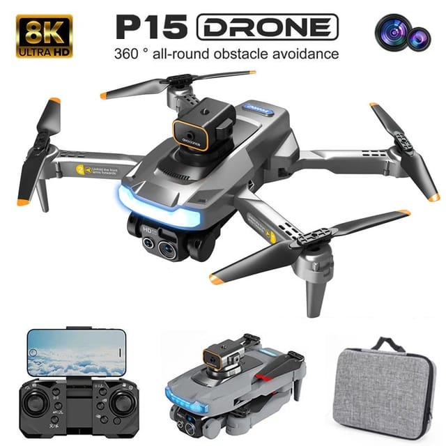 P15 Pro 8K Hd Dual Camera Drone