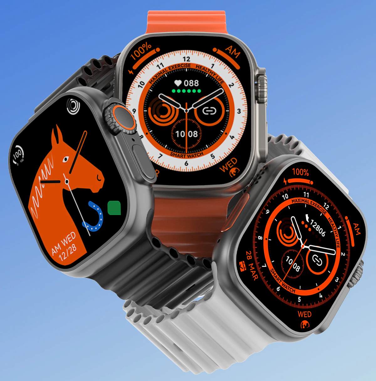 ULTRA SMARTWATCH WATCH SERIES 8 2 Pieces