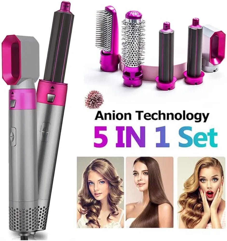 5-in-1 Multifunctional Hot Air Brush Set