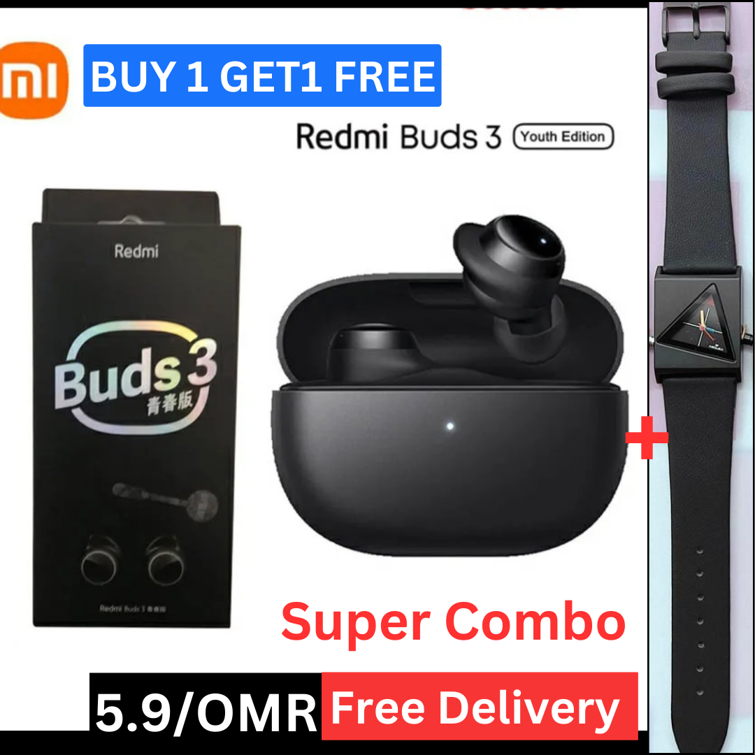 Redmi Buds 3 Earbuds Bluetooth And Watch Combo