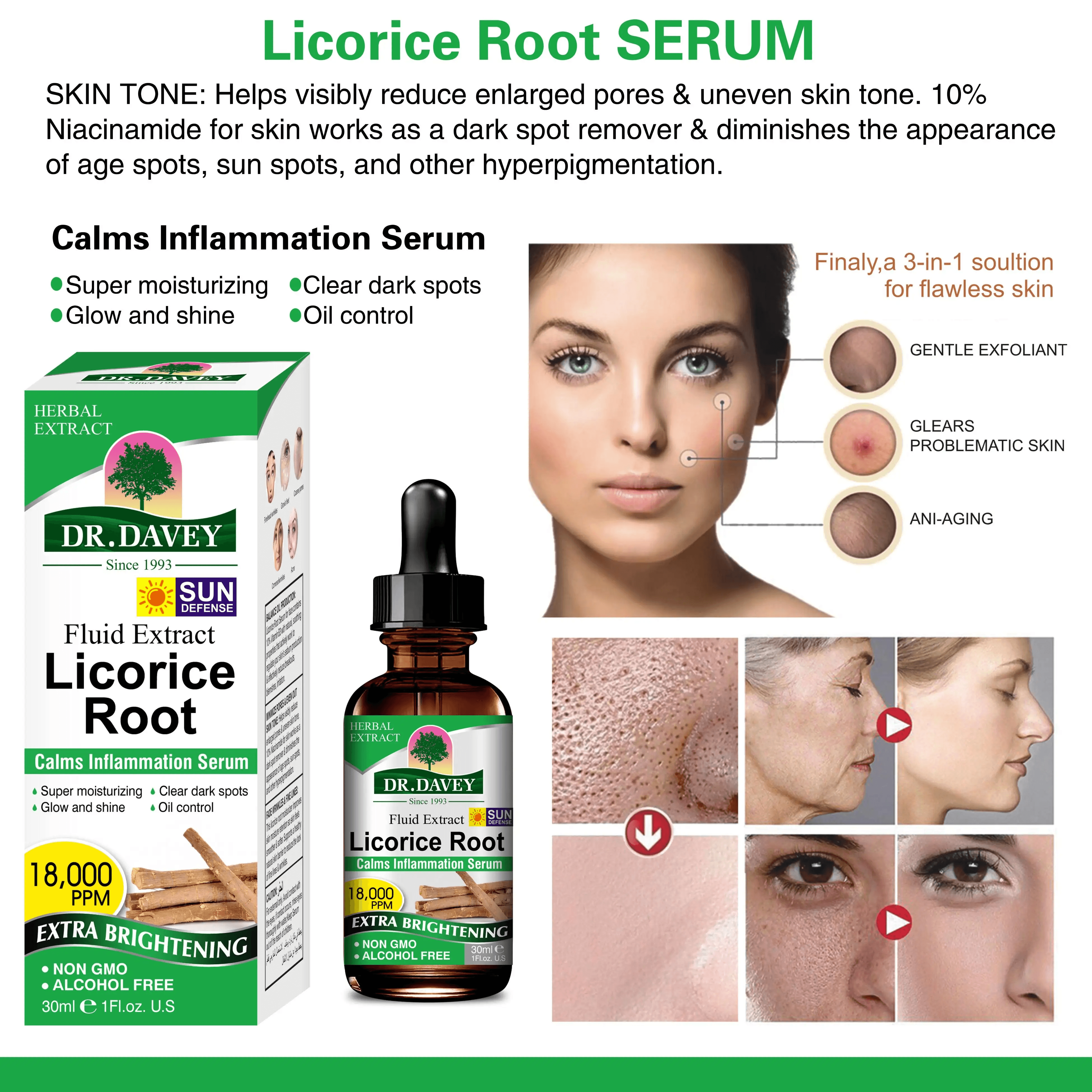 Dr.Davey Fluid Extract Licorice Root Serum - 30ml