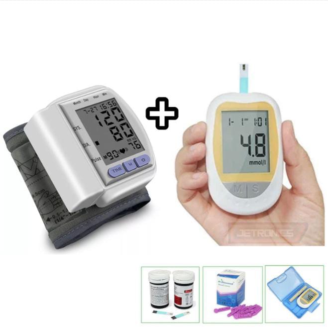 BP Machine and Glucometer 2 IN 1 Health Combo
